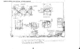 Spokane, Portland and Seattle Railway Engineering Drawing: Shop Plan - Machinery Cover, Turntable...