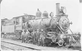 Northern Pacific steam locomotive 92, circa 1890.