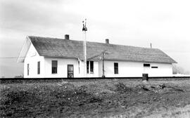 Great Northern Depot at Vaughn, Montana, undated