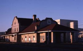 Burlington Northern depot at Yakima, Washington, in 1987.