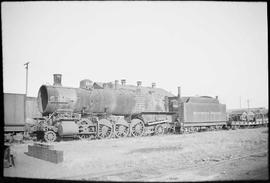 Northern Pacific steam locomotive 1586 at South Tacoma, Washington, in 1936.