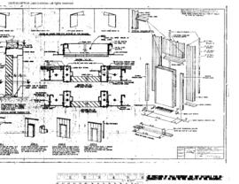 Burlington Northern Engineering Drawing, Al3C Building 20 Foot X 28 Foot  at Pasco, Washington, 1980