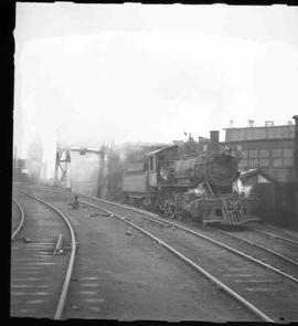 Pacific Coast Railroad steam locomotive number 16 at Seattle, Washington in 1951.