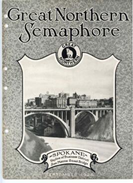 'Great Northern Semaphore' September 1926