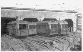 Seattle & Rainier Valley Railway Car 100 and others in Seattle, Washington, undated