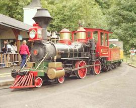 Portland Zoo Train at Portland, Oregon in June, 1990.