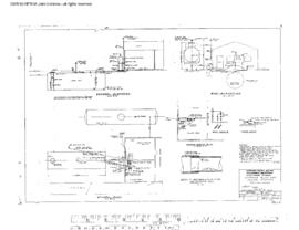 Northern Pacific Engineering Drawing, Alcohol Heater Storage Building at Yakima, Washington, 1953