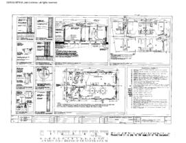 Burlington Northern Engineering Drawing, Crew Lodging Facility (Standard Plan), 1981