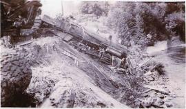 Chicago, Milwaukee and Puget Sound Railroad accident at Cedar Grove, Washington, in 1912.