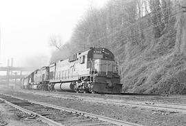 Burlington Northern diesel locomotive 4368 at Tacoma, Washington in 1971.