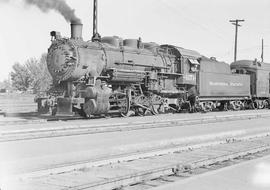 Northern Pacific steam locomotive 1171 at Pasco, Washington, in 1949.