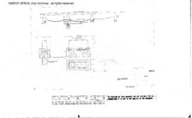 Northern Pacific Engineering Drawing: General Plan, Bridge 36 - Jocko River, West of Ravalli, Mon...