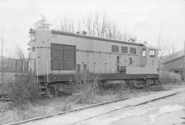 Weyerhaeuser Company Diesel Locomotive Number 714 at Vail, Washington in 1976.