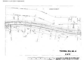 Plat Map of Northern Pacific Facilities at Tacoma, Washington, 1951