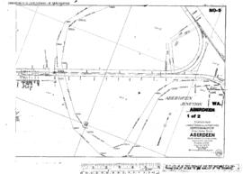 Plat Map of Northern Pacific Facilities at Aberdeen , Washington, 1916