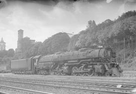 Northern Pacific steam locomotive 5131 at Tacoma, Washington, in 1955.