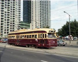 Toronto Transit Commission streetcar 4607 at Toronto, Ontario on July 05, 1990.