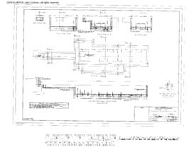 Great Northern Engineering Drawing, Car Wheel Lathe at Interbay, Washington, 1968