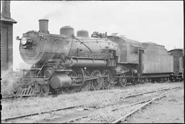 Northern Pacific steam locomotive 1549 at Tacoma, Washington, in 1946.