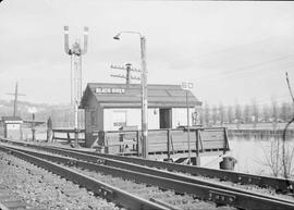 Northern Pacific station at Black River, Washington, in 1947.