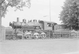 Northern Pacific steam locomotive 328 at Stillwater, Minnesota, in 1973.