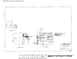 Northern Pacific Engineering Drawing, Sectionmen's Building at Spokane, Washington, 1954