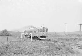 Northern Pacific passenger train number 311 at Washington-Idaho State Line, near Moscow Idaho in ...