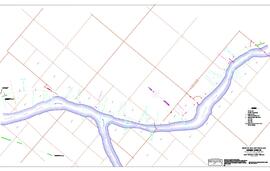 Enhanced Northern Pacific Right of Way and Track Map between Paradise, Montana and De Smet, Monta...