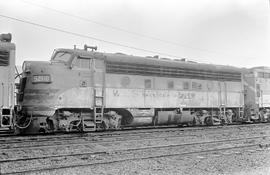 Western Pacific Railroad diesel locomotive 921D on September 28, 1971.