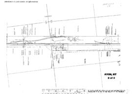 Plat Map of Northern Pacific Facilities at Avon, Montana, undated