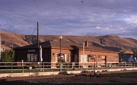 Burlington Northern Depot at Prosser, Washington, in 1999.