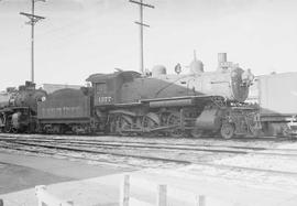 Northern Pacific steam locomotive 1377 at South Tacoma, Washington, in 1953.