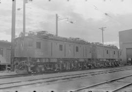 Great Northern Railway electric locomotive number 5006A at Wenatchee, Washington, undated.