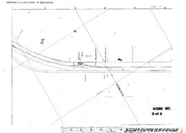 Plat Map of Great Northern Facilities at Acme, Montana, undated