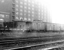 Pacific Coast Railroad caboose number 55 at Seattle, Washington, circa 1950.