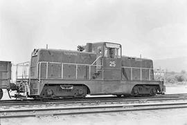 Vancouver Wharves Terminal Diesel Locomotive Number 25 at North Vancouver, British Columbia in Ju...