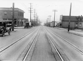 Seattle Municipal Railway Track, Seattle, Washington, circa 1925