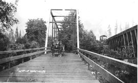 Road bridge at Maple Valley, Washington in 1909.