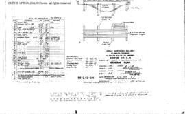 Great Northern Engineering Drawing: General Plan, Bridge 2.4 - Canal, South of South Klamath, Ore...