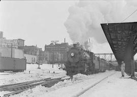 Northern Pacific passenger train number 55 at Duluth, Minnesota, in 1950.