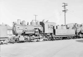 Northern Pacific steam locomotive 1132 at Auburn, Washington, in 1954.