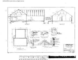 Northern Pacific Engineering Drawing, Depot at Olympia, Washington, 1964