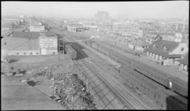 Northern Pacific station at Billings, Montana, circa 1950.