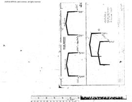 Northern Pacific Engineering Drawing, Tie Treating Plant Garage at Paradise, Montana, 1979