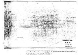 Plat Map of Northern Pacific Facilities at Climax, Washington, undated