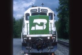 Burlington Northern 2088 at Bellingham, Washington in 1991.