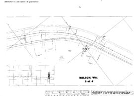 Plat Map of Northern Pacific Facilities at Nelson, Washington, 1914