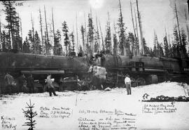 A Great Northern Railway accident at Between Belton and Egan, Montana on February 23, 1916.