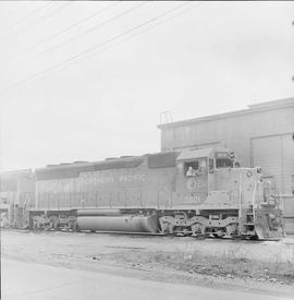 Northern Pacific diesel locomotive number 3601 at Auburn, Washington, in 1967.