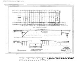 Great Northern Engineering Drawing, Store and Oil House at Interbay, Washington, 1929